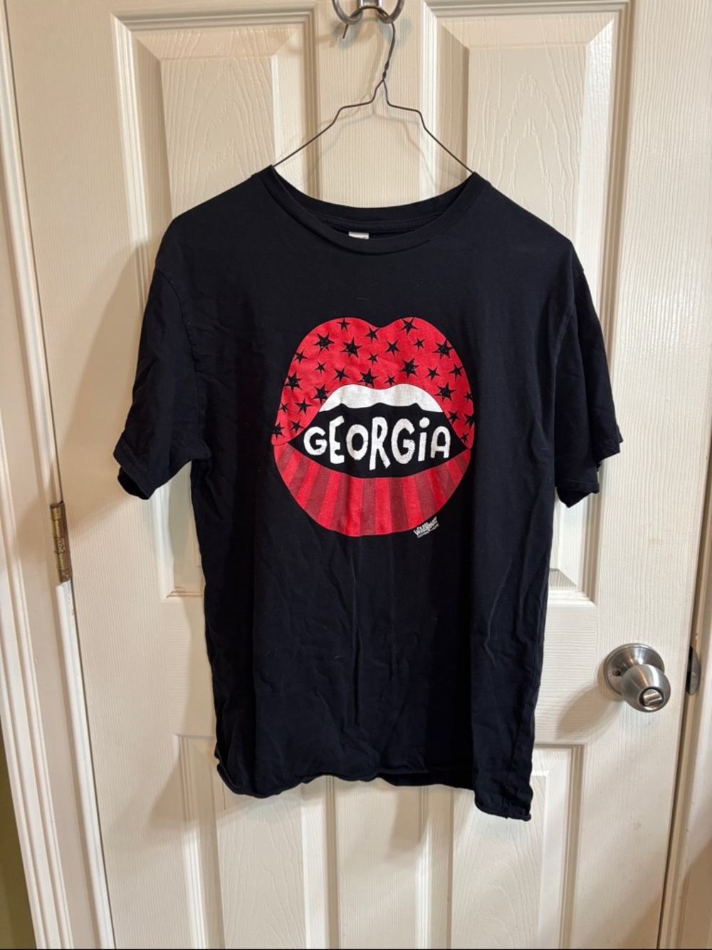 Women’s Georgia Graphic tee- Black with Red Graphic